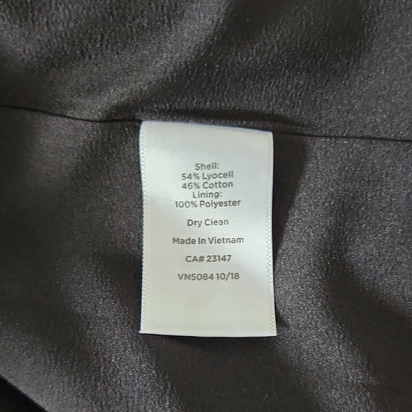 Talbots Pink and Black Pencil Skirt Knee-Length - Picture 3 of 6